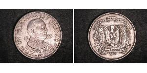 1 Peso République dominicaine Argent 