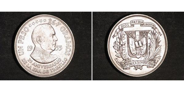 1 Peso République dominicaine Argent 