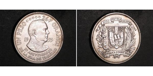 1 Peso République dominicaine Argent 