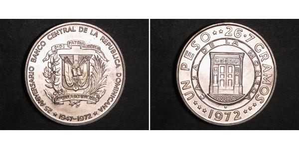 1 Peso République dominicaine Argent 