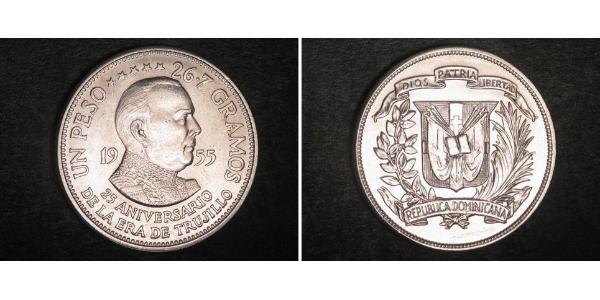 1 Peso République dominicaine Argent 
