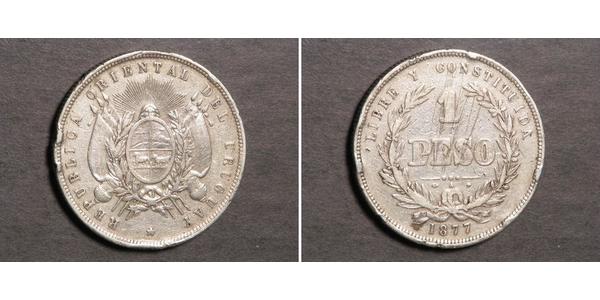 1 Peso Uruguay Argent 