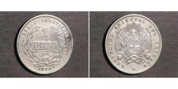 1 Peso Uruguay Argent 