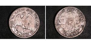 1 Peso Cile Argento 