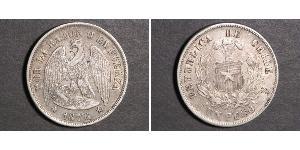 1 Peso Cile Argento 