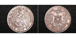 1 Peso Cile Argento 