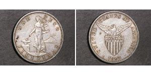 1 Peso Filippine Argento 