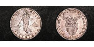1 Peso Filippine Argento 