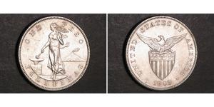 1 Peso Filippine Argento 