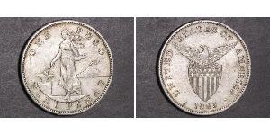 1 Peso Filippine Argento 