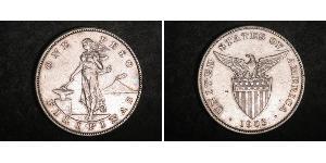 1 Peso Filippine Argento 