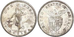 1 Peso Filippine Argento 