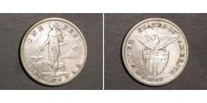 1 Peso Filippine Argento 