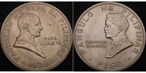 1 Peso Filippine Argento 