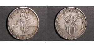 1 Peso Filippine Argento 