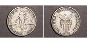 1 Peso Filippine Argento 