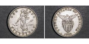 1 Peso Filippine Argento 