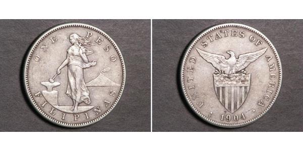 1 Peso Filippine Argento 