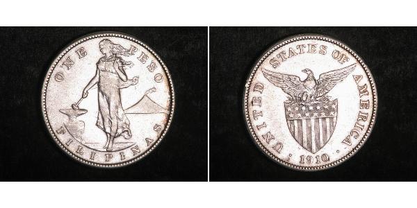 1 Peso Filippine Argento 