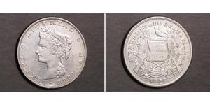 1 Peso Guatemala Argento 