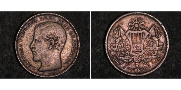 1 Peso Guatemala Argento 