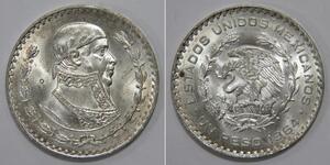 1 Peso Messico Argento 