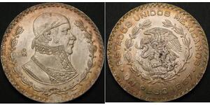 1 Peso Messico Argento 
