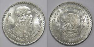 1 Peso Messico Argento 