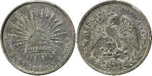 1 Peso Messico (1867 - ) Argento 