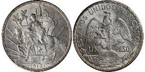 1 Peso Messico (1867 - ) Argento 