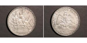 1 Peso Messico (1867 - ) Argento 