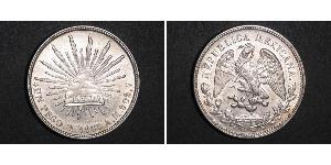 1 Peso Messico (1867 - ) Argento 