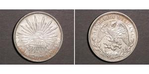 1 Peso Messico (1867 - ) Argento 