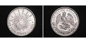 1 Peso Messico (1867 - ) Argento 