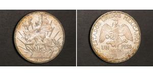 1 Peso Messico (1867 - ) Argento 