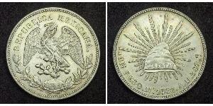 1 Peso Messico (1867 - ) Argento 