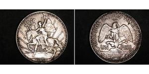 1 Peso Messico (1867 - ) Argento 