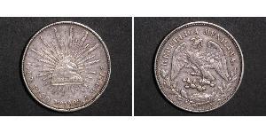 1 Peso Messico (1867 - ) Argento 