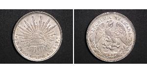 1 Peso Messico (1867 - ) Argento 