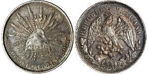 1 Peso Messico (1867 - ) Argento 