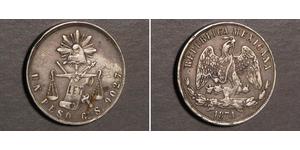 1 Peso Messico (1867 - ) Argento 