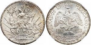 1 Peso Messico (1867 - ) Argento 