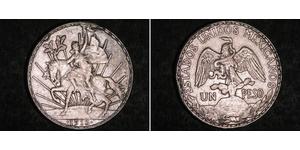 1 Peso Messico (1867 - ) Argento 