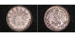 1 Peso Messico (1867 - ) Argento 