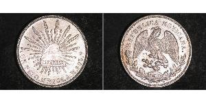 1 Peso Messico (1867 - ) Argento 