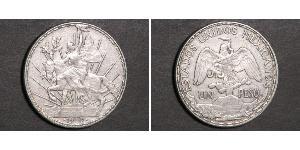 1 Peso Messico (1867 - ) Argento 