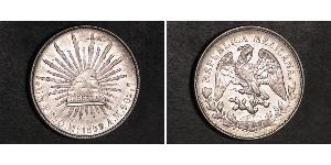 1 Peso Messico (1867 - ) Argento 