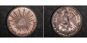 1 Peso Messico (1867 - ) Argento 