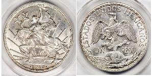 1 Peso Messico (1867 - ) Argento 