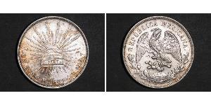1 Peso Messico (1867 - ) Argento 